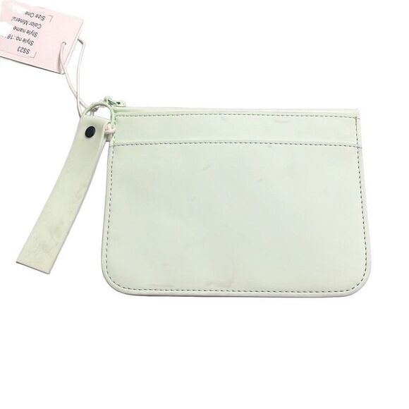 Rains Little Mint Green Bag Travel Organizer ID Case Waterproof 1" Key Ring NWT - Picture 2 of 12